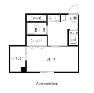 第6ガーデンハイツ【10階】の間取り