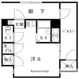 第6ガーデンハイツ【501号室】の間取り