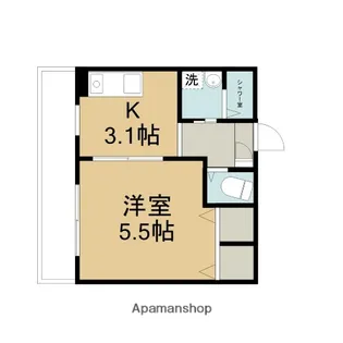 サンハイツ21【3階】の間取り