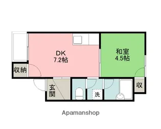 パークFKT【307号室】の間取り