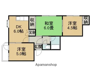 ハイツいせきD棟【202号室】の間取り