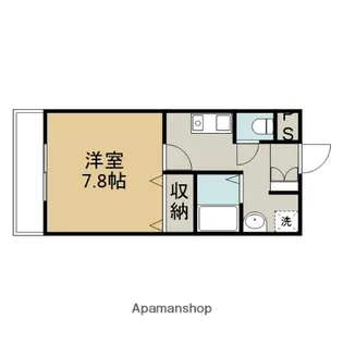 三和マンション【412号室】の間取り