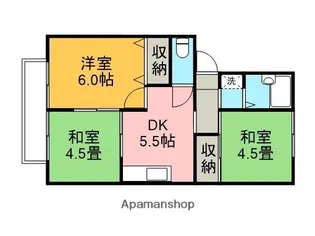 ニシムラハイツ【210号室】の間取り