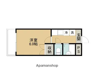 アルカディア鳥取【402号室】の間取り