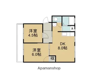 前川マンション【3階】の間取り