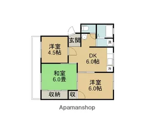 前川マンション【307号室】の間取り