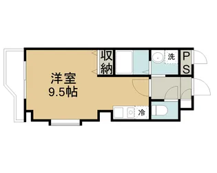 ユアコート駅南【403号室】の間取り