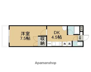 ヴィラ・ムティアラ【207号室】の間取り