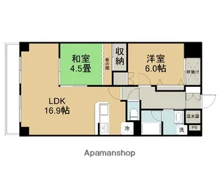 キャッスルⅠ【503号室】の間取り