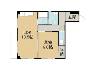 メゾンデフルール【4階】の間取り