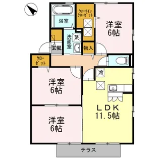 ルミナス【1階】の間取り