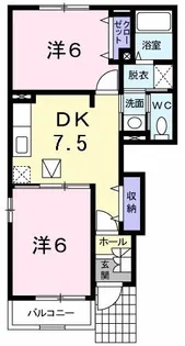 グレースコートⅣ【1階】の間取り