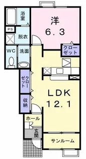 エテルノ【1階】の間取り