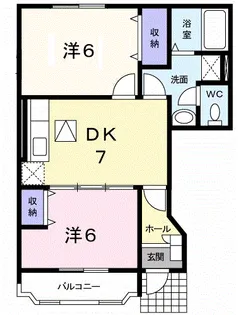 アネーロ【1階】の間取り