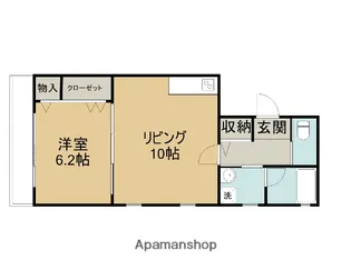 メゾン・ド・ポレールⅣ【201号室】の間取り