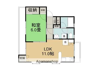 ハイツエステートⅥ【201号室】の間取り