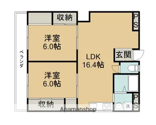 K’SB吉成【108号室】の間取り