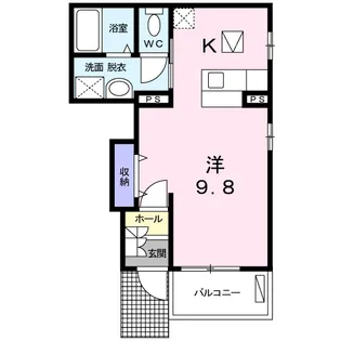 サニーヴィラ【1階】の間取り