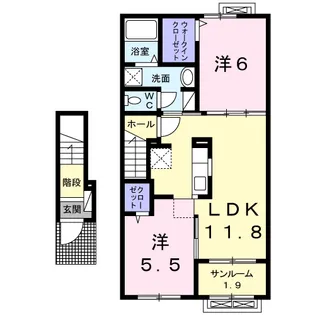 ネイマール A【2階】の間取り