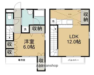 ハイツエステートⅦ【103号室】の間取り