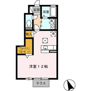 エスト・パレ【107号室】の間取り