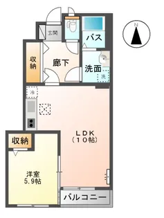 アルヴィータ【1階】の間取り