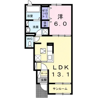 デァ マーサⅡ【1階】の間取り