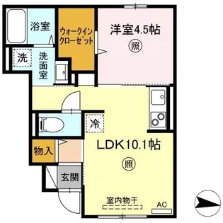 チェルシー【1階】の間取り