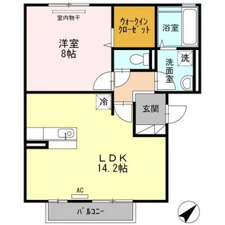 KIKUMOMO【1階】の間取り