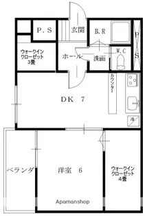 第6ガーデンハイツ【9階】の間取り