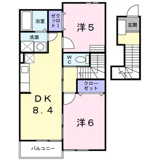 スペランツァ・ソーレⅢ【2階】の間取り