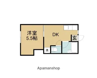 ハマムライーストハイツ【2階】の間取り