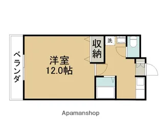 ブライトネスハウス【210号室】の間取り