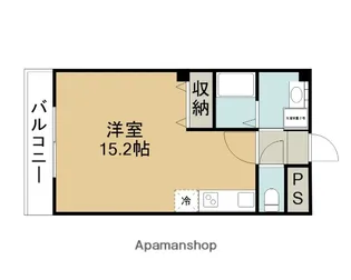 ブライトネスハウス【310号室】の間取り