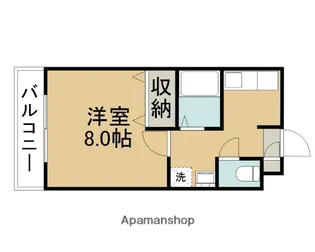 ブライトネスハウス【302号室】の間取り