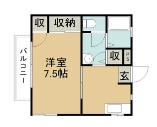 セレッジュ【101号室】の間取り