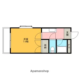 コーポマイⅡ【201号室】の間取り