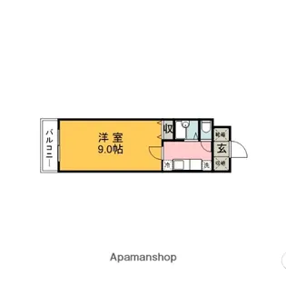 コスモス21【201号室】の間取り