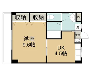 リードハイツ【3階】の間取り