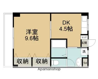 リードハイツ【107号室】の間取り