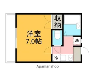 グリーンハイツ95【206号室】の間取り