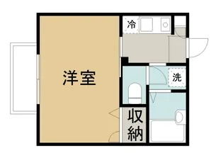 コミュニティー浜村【203号室】の間取り