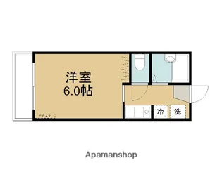 カレッジハウス湖山【202号室】の間取り