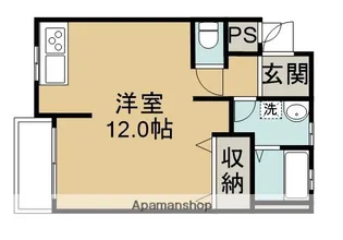 コーポスウェット【205号室】の間取り