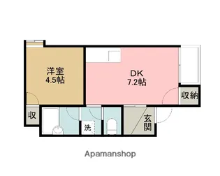 パークFKT【203号室】の間取り