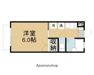 エムフラットC【2階】の間取り