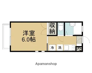 エムフラットC【206号室】の間取り