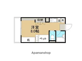 モニマン・デ・アルマ【401号室】の間取り