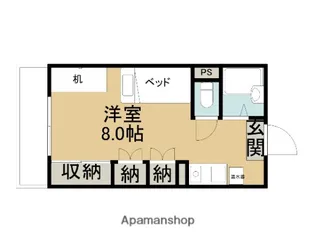 モニマン・デ・アルマ【4階】の間取り