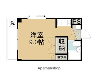 ハイパッションブクリヤ【202号室】の間取り